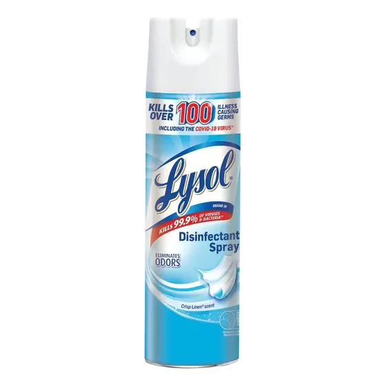 Lysol Spray Desinfectante Lino Crujiente 