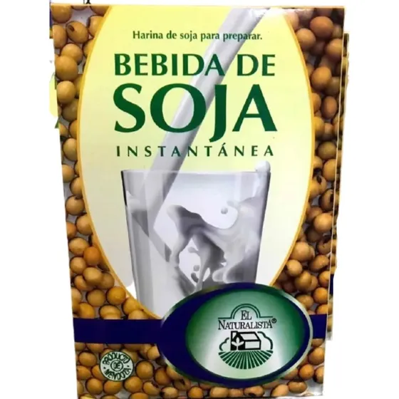 Leche Vegetal En Polvo Bebida De Soja El Naturalista 500g Fw