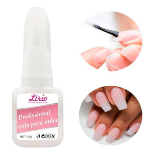 Cola Pincel Lirio 10ml Tips Unhas Gel Acrigel Postiça Cola Pincel Lirio 10ml Tips Unhas Gel Acrigel Postiça