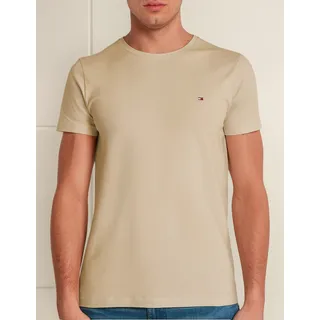 Camiseta Tommy Hilfiger Essential Cotton CĂĄqui Claro Camiseta Tommy Hilfiger Essential Cotton CĂĄqui Claro