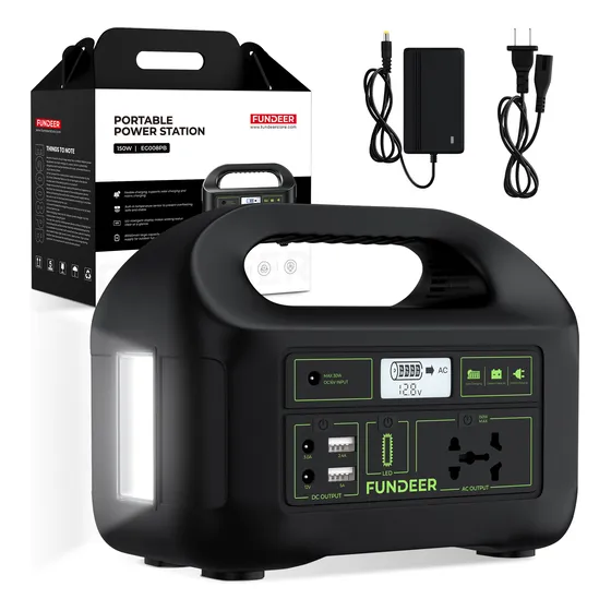 Generador Solar 150w Estación De Energía Portátil Exteriores