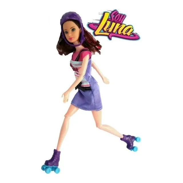 Muñeca Soy Luna Que Canta Patines Casco Juguete Niña Barbie 