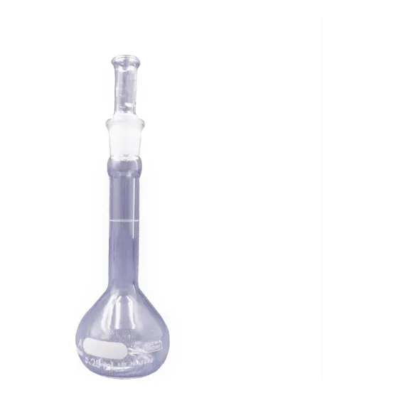 2 Matraz Volumetrico Aforado Cristal 10ml Y 25ml Con Tapon