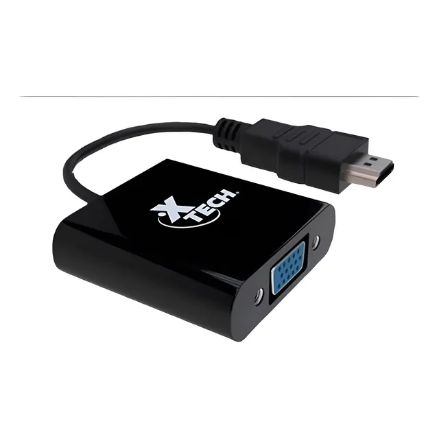 Adaptador Convertidor Video Hdmi Macho A Vga Hembra Xtc363