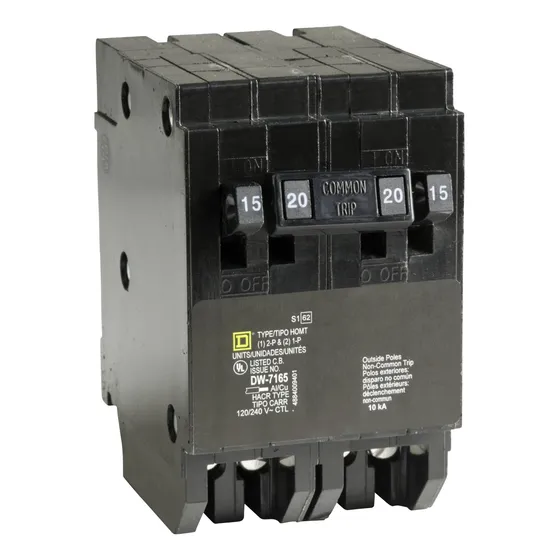 15 Amperio Unipolar 1 - 20 Bipolar Disyuntor Cuadruple