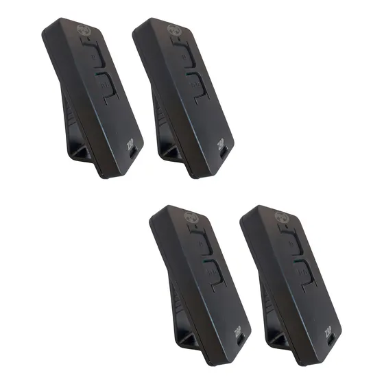 Kit de 4 controles Zap Pop Ppa, motor de puerta automática 433