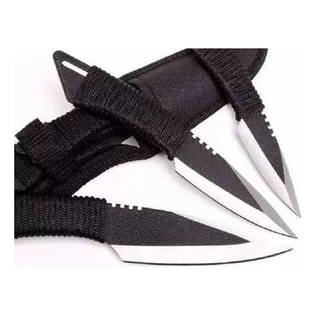 Kunai Cuchillo De Lanzar X 3 Unidades Shuriken Ninja
