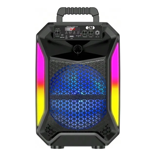 Bocina Portatil Dm-864 Bt, Microfono, Control Rem. Usb. Sd