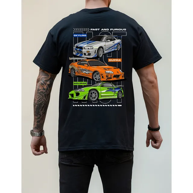 Camiseta Carros Brian O'conner Filme Velozes E Furiosos