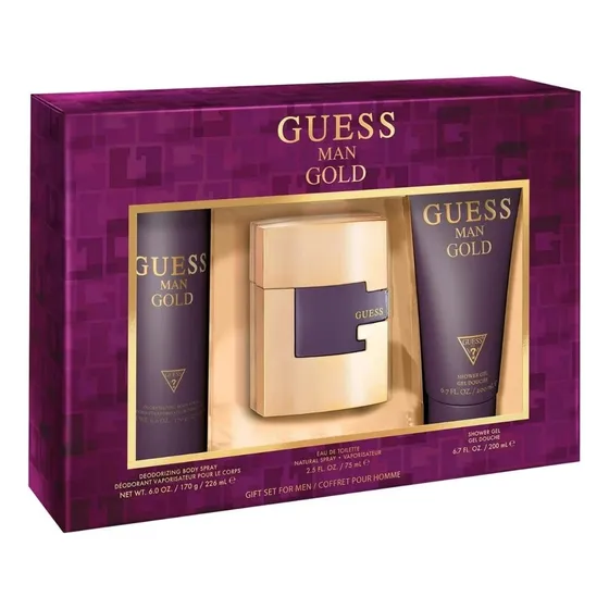 Perfume Estuche Guess Man Gold Caballero