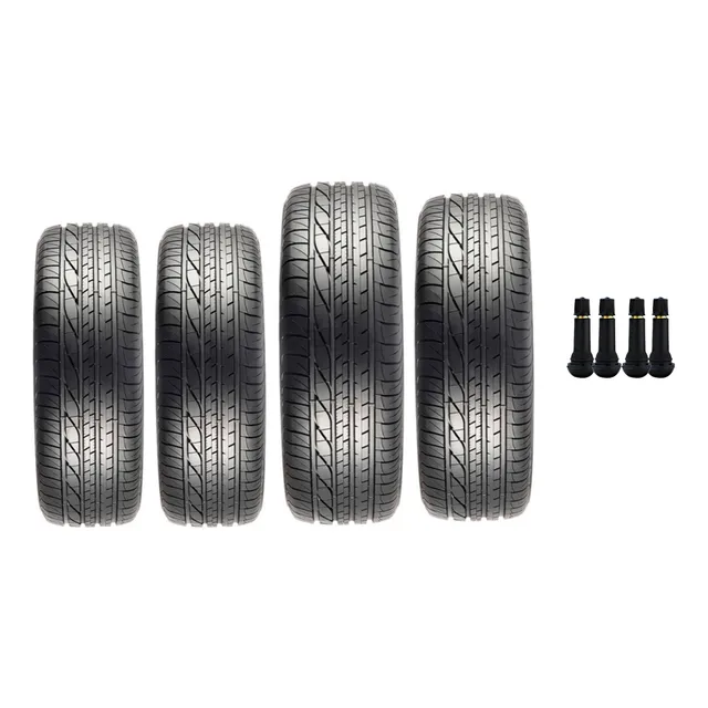 Kit 4 Pneu 185/60/14 Remold + Bico