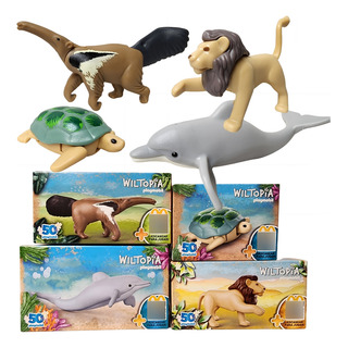 Playmobil Wiltopia Mcdonald's León Tortuga Hormiguero Delfín Playmobil Wiltopia Mcdonald's León Tortuga Hormiguero Delfín
