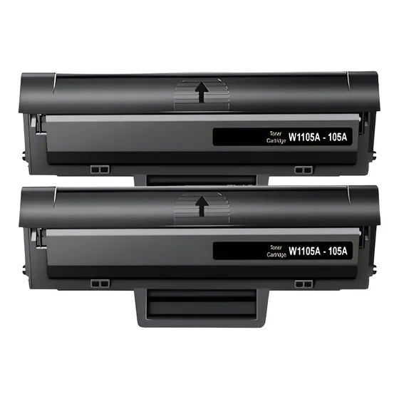 2x Cartucho Toner Profit P/ Hp107a 107w Com Chip 105a W1105a