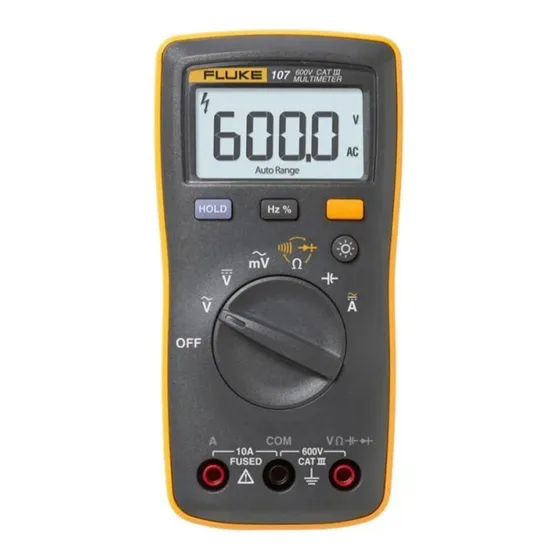 Multímetro Digital De Mano Fluke 107esp De Uso Residencial