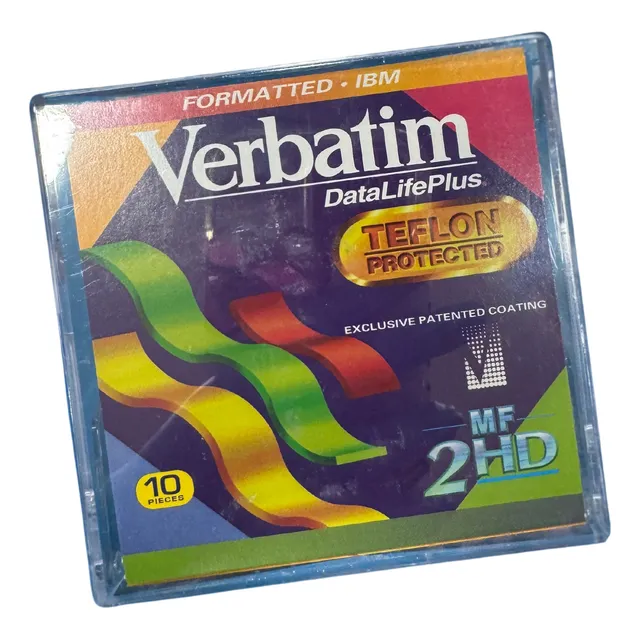 Pack 10 Diskettes Verbatim 1.4mb 3.5