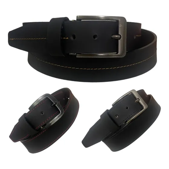Cinturón En Cuero Para Hombre 