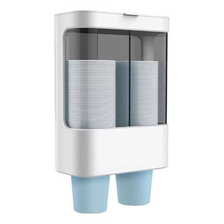 Dispensador De Vasos Desechables, Portavasos, Tubo Doble Dispensador De Vasos Desechables, Portavasos, Tubo Doble