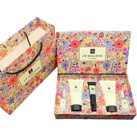 Kit Jo Malone London Wild Bluebell + Lime Basil & Mandarin + Vitamin E Lip Conditioner + English Pear & Freesia Creme E Cologne Com Sacola Original
