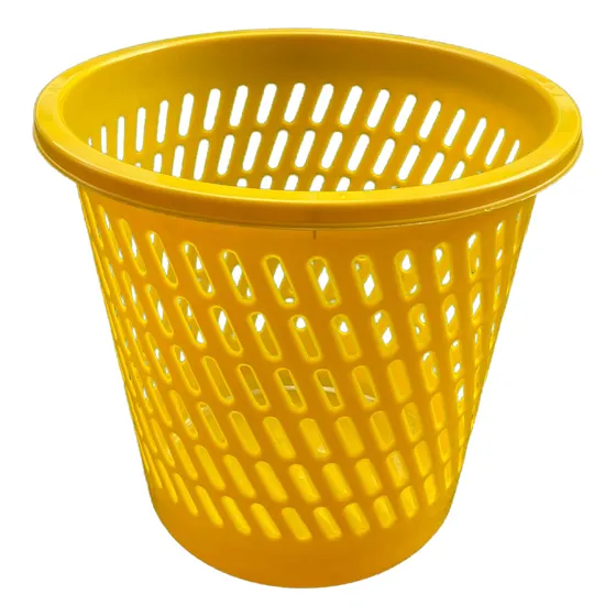 Papelera Plástica Rejilla Duraplas 10lts Gama De Colores