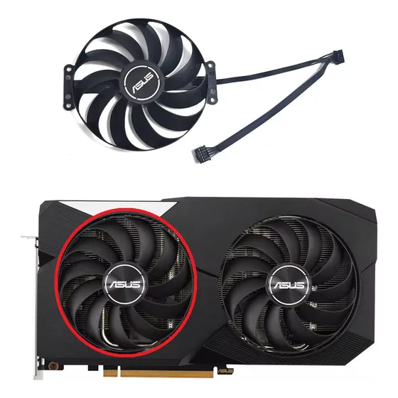 Cooler Para Asus Dual 5600 5700 / 6600 6700 Xt 95mm