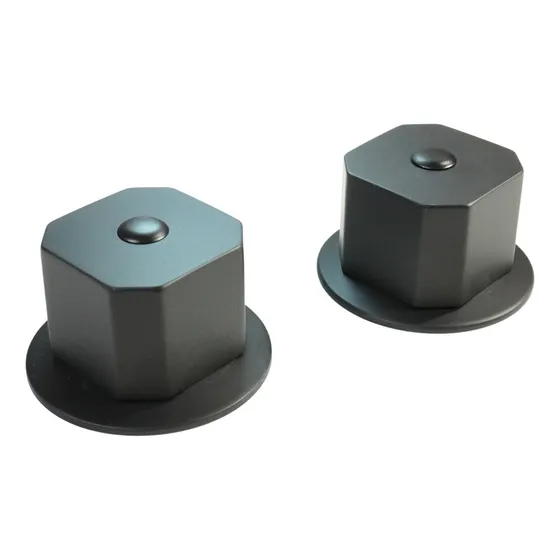 Juego De Manerales Para Regadera Negro Mate Acero Inoxidable