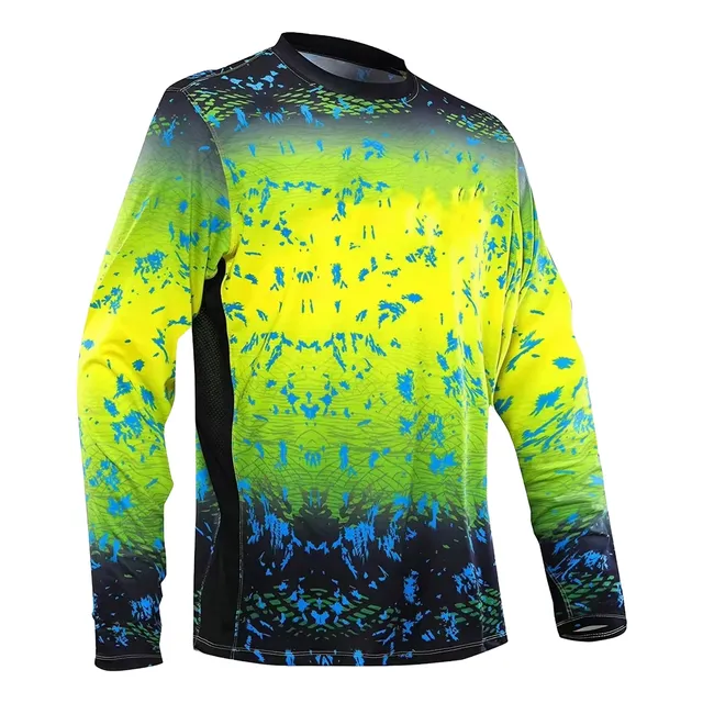 Jersey Camisa Manga Larga Pesca Protección Upf 50+ Ventilada