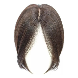 Topper Para Cabello Humano Fino Y Ligero Con Flequillo Topper Para Cabello Humano Fino Y Ligero Con Flequillo