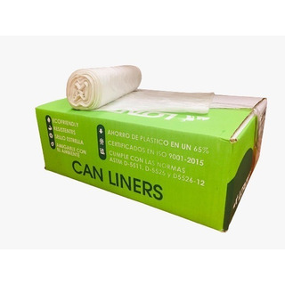 Bolsa Natural Can Liners Para Basura 24x24 PLG C/1,000 Pzas Bolsa Natural Can Liners Para Basura 24x24 PLG C/1,000 Pzas