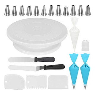 Kit De Decoracion De Kootek Con Plato Giratorio Para Tartas Kit De Decoracion De Kootek Con Plato Giratorio Para Tartas