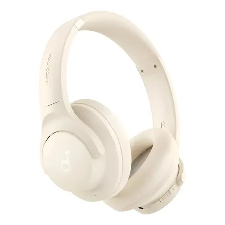Audífonos Bluetooth Gamer Soundcore by Anker Q20i, Cancelación Ruido, Hi-Res BassUp, 60 horas, Carga Rápida, Bluetooth 5.0, Inalámbricos, Blanco