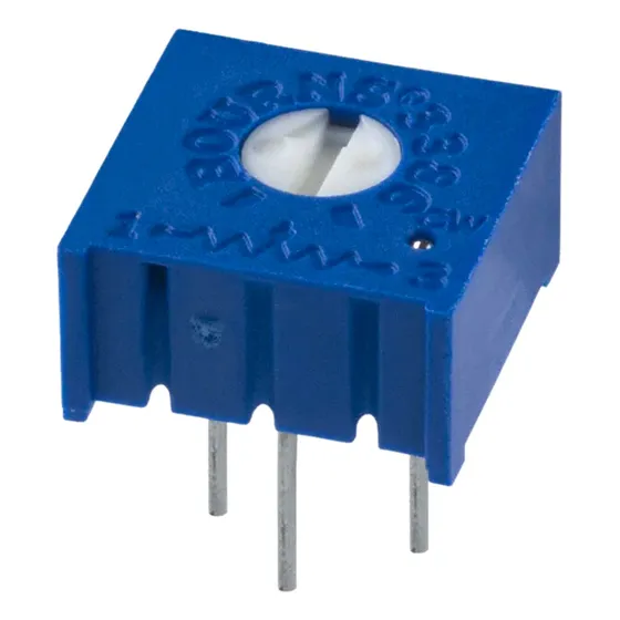 (50x) Trimpot Horizontal 100k 1 Volta 3386f (104)