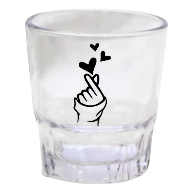 Copo Shot Soju Tradicional Coração Saranghae K-pop 50ml