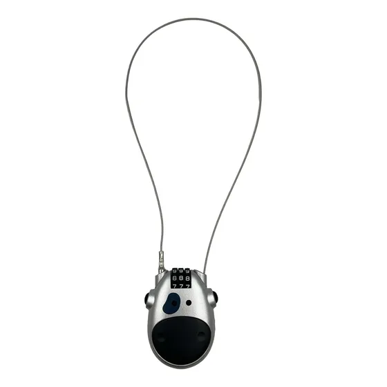Candado Combinacion Con Linga Retractil 70cms Cascos Y Otros