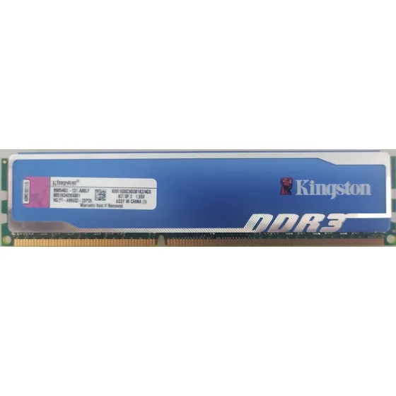 Memoria Ram Kingston Hyper X Blu Ddr3 2gb