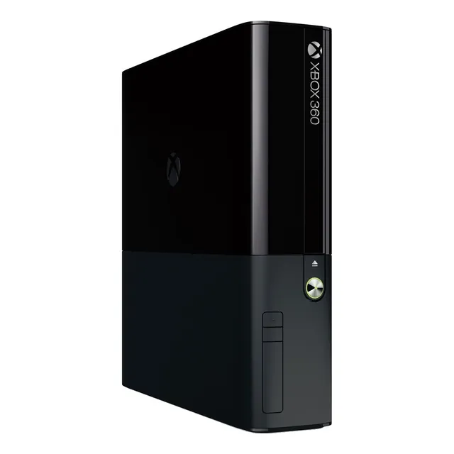 Microsoft Xbox 360 + Kinect E + 2 Joysticks + Juegos Negro