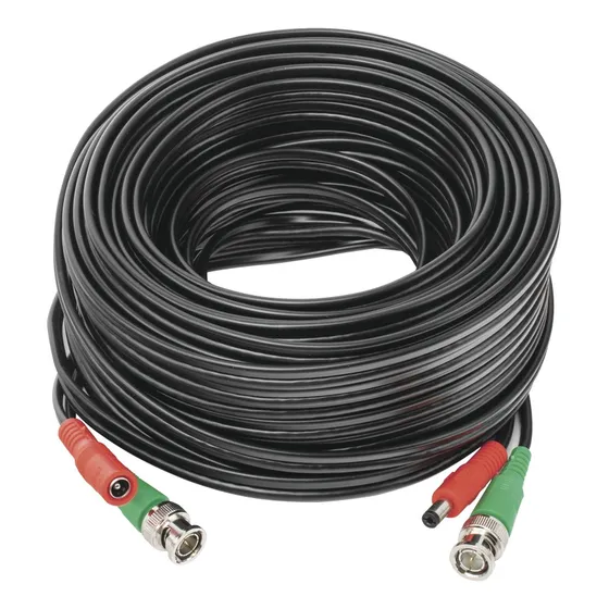 8 Cable Siames 20 Mts  Cctv Camaras Coaxial Epcom Diy20mhd 