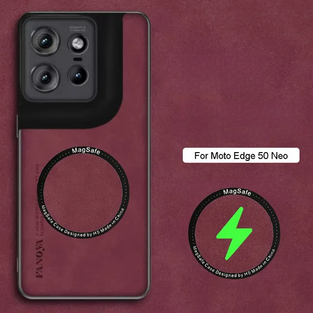 Funda Para Motorola Edge 50 Fusion Neo Pro Ultra Cuero