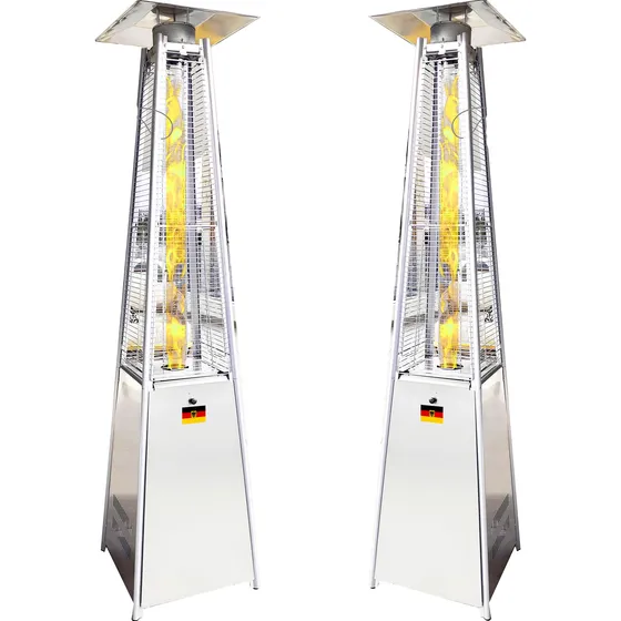 Piramide Calefactor Calentador Bronce Tubo Cuarzo Heater