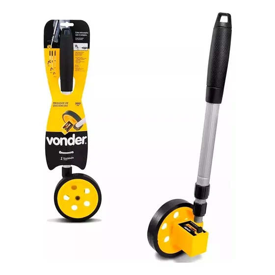 Trena Analógica Medidor Profiissional Com Rodas 1000m Vonder