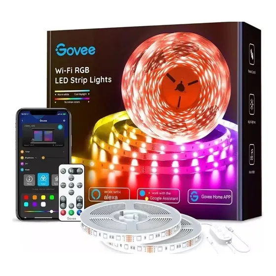 Tira Led Alexa Google Hom Rgb 20 Metros Goovee