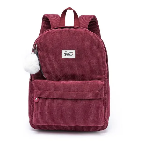 Mochila Feminina De Pelinho Spector Casual Chaveiro