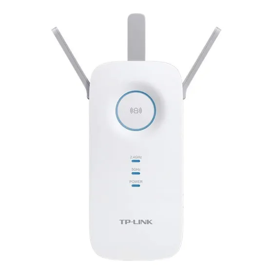 TP-Link RE450 Repetidor de Sinal Wi-Fi 5 AC1750 Dual Band, até 1300 Mbps em 5 GHz, 3 Antenas Externas, EasyMesh, Porta Gigabit, WPS e Access Point