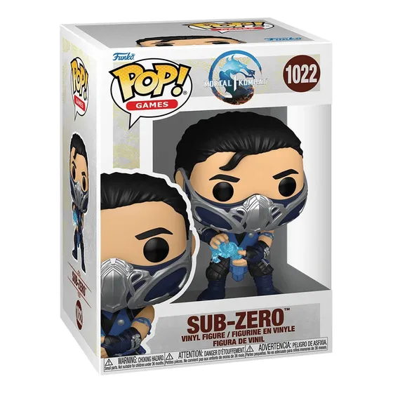 Sub Zero Con Esfera De Hielo #1022 Mortal Kombat Funko Pop