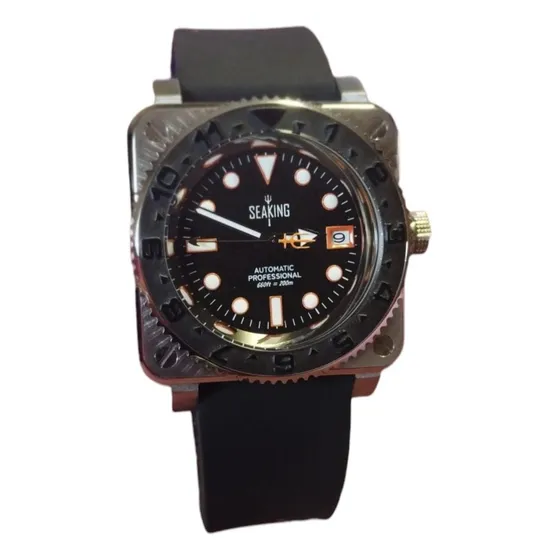 Sea King Square Diver Automático Seiko Nh35 Mergulho 200m