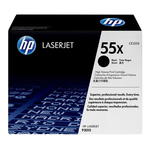 Cartucho De Tóner Negro De Alto Rendimiento Hp 55x Laserjet 