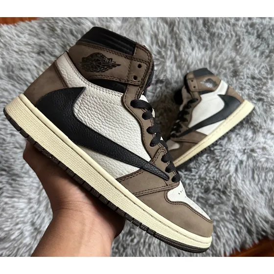 Jordan 1 High Travis Scott Mocha Talla 25 Originales