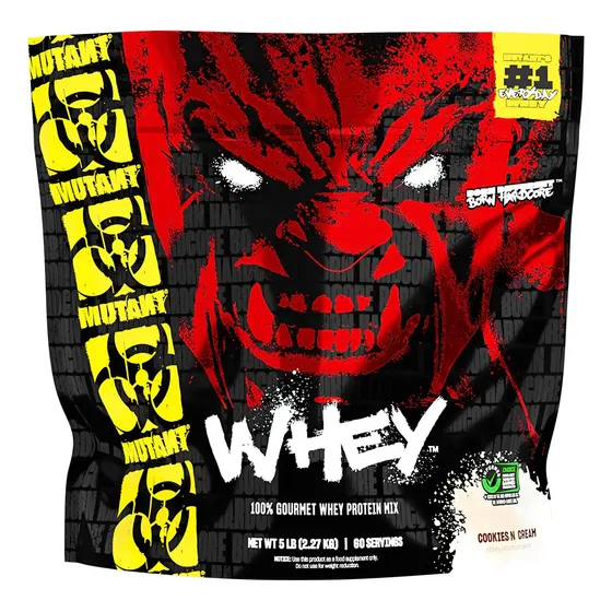 Suplemento en polvo Mutant Proteína de Whey sabor cookies & cream x 2.27kg