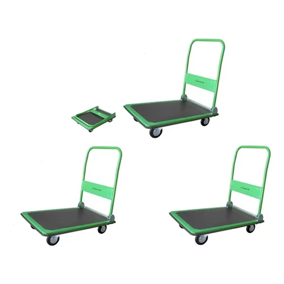 Pack 3 Plataforma Plegable De Carga Diablito Carrito 300 Kg