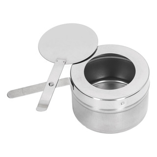 Estufa De Cera Portátil De Acero Inoxidable Con Asa En Forma Estufa De Cera Portátil De Acero Inoxidable Con Asa En Forma