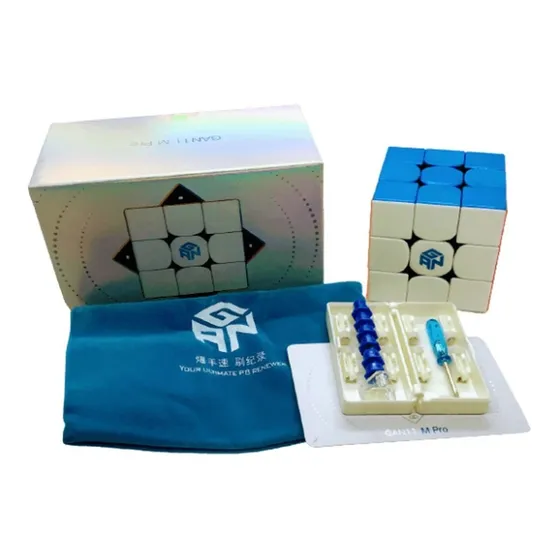 Cubo Mágico Profissional Magnético Gan 11 M Pro 3x3x3 